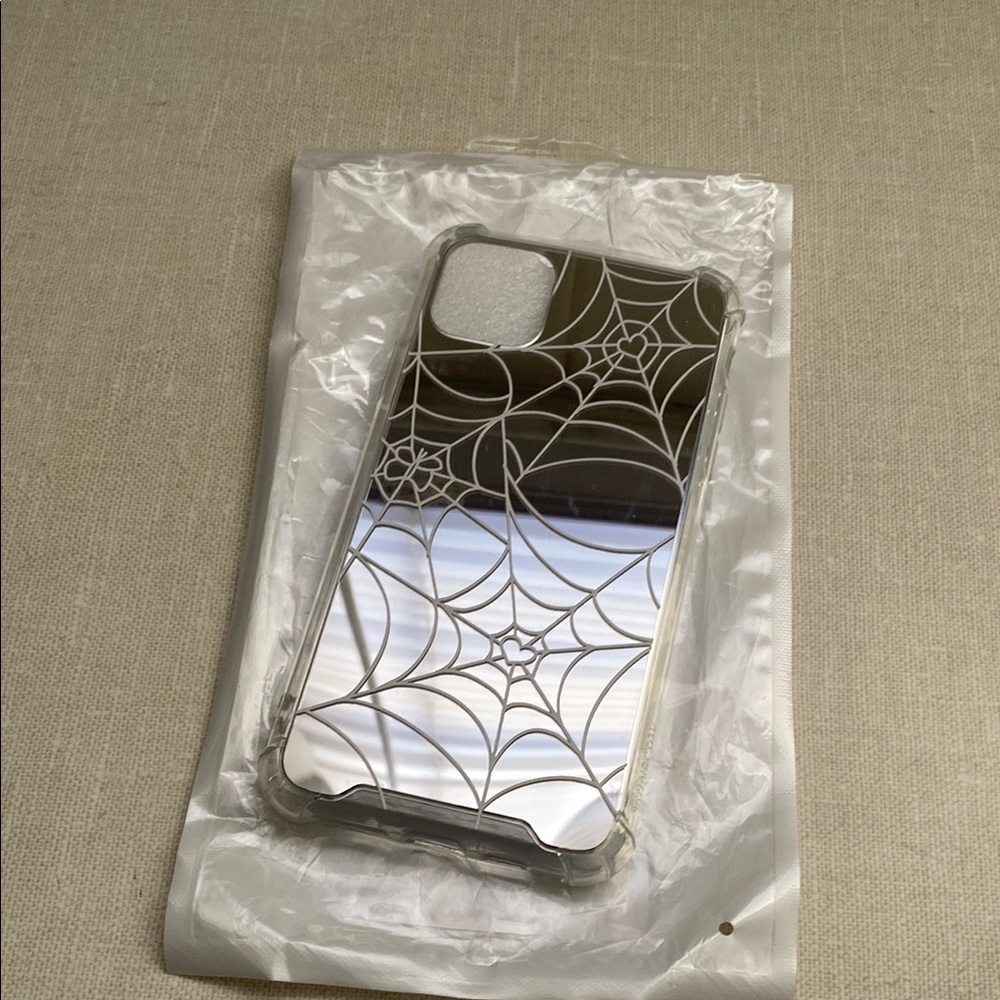 SpiderWeb‎  Halloween Mirror Mirrored Phone Case Cover 11 Pro Max